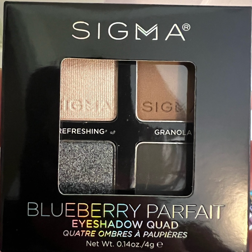 Sigma Blueberry Parfait Eyeshadow Quad